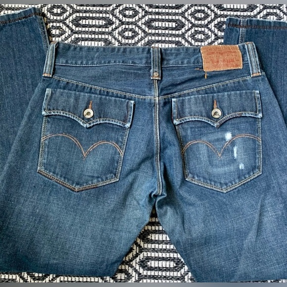 🔥HOST PICK🔥 Levi Strauss Denim slim straight Sz32”w /30 - Picture 5 of 9